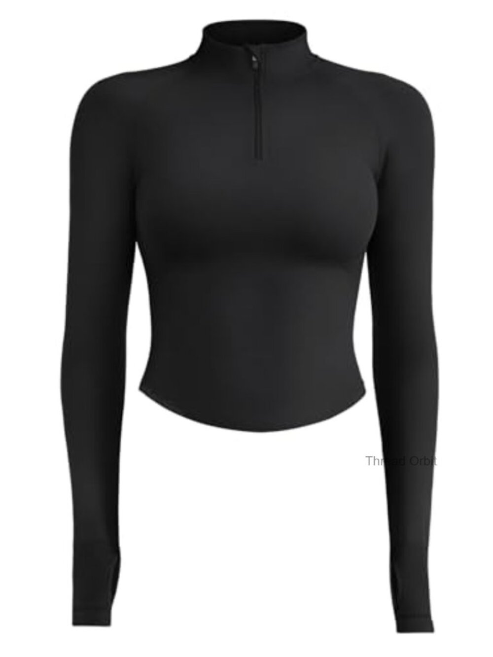 Half Zip Upf 50+ Athletic Jacket Thumbholes Active Layer